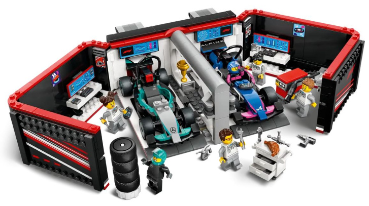 60444 Lego City – Garáž F1® a vozy Mercedes-AMG a Alpine