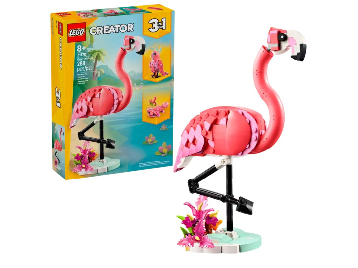 31170 Lego Creator – Divoká zvířata: Růžový plameňák