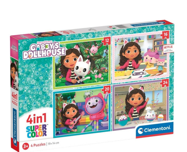 Puzzle 4v1 - Gabby's Dollhouse