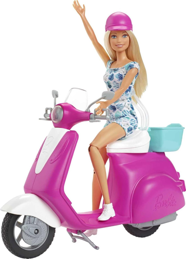 Barbie - Panenka na skútru
