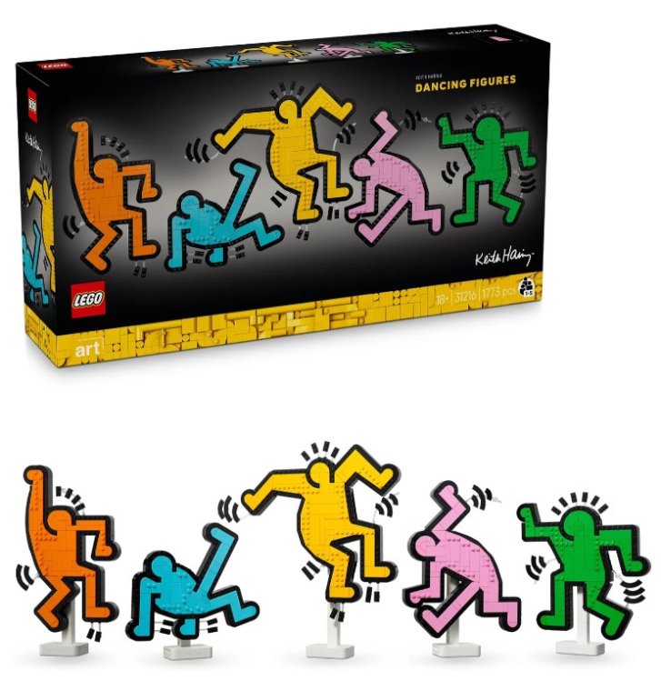 31216 Lego Art – Keith Haring – Tančící postavy