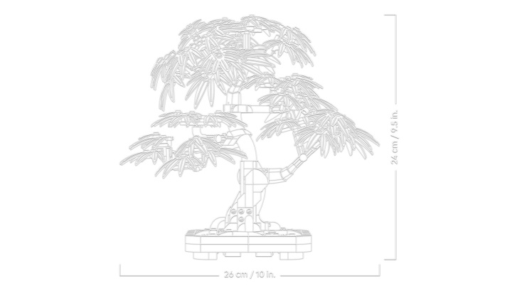 10348 Lego Botanicals – Bonsaj – Japonský červený javor