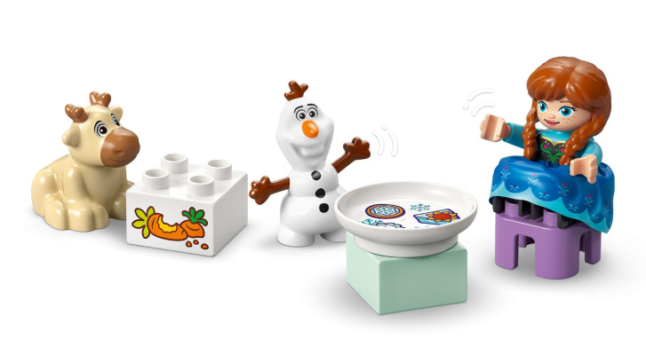 10455 Lego Duplo – Ledové království: Anna a Elsa a oslava na hradě