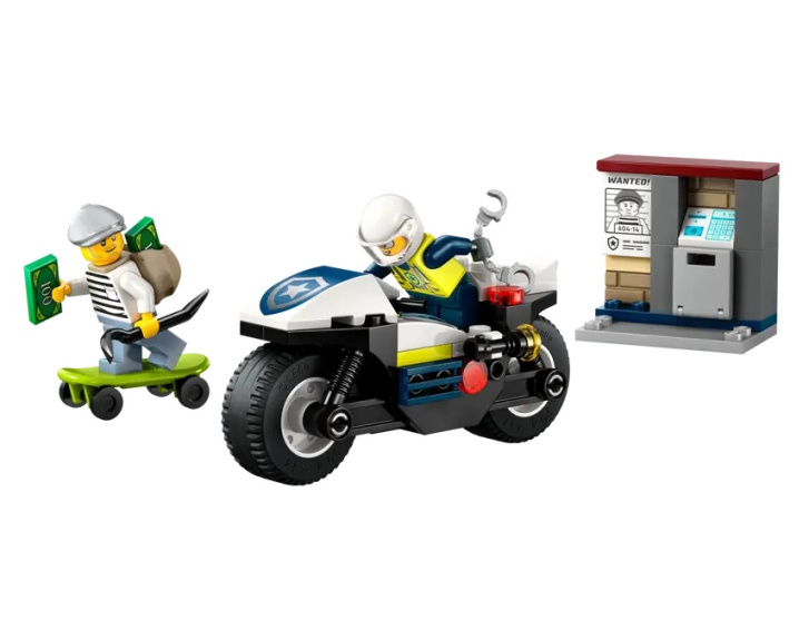 60455 Lego City – Honička na policejní motorce