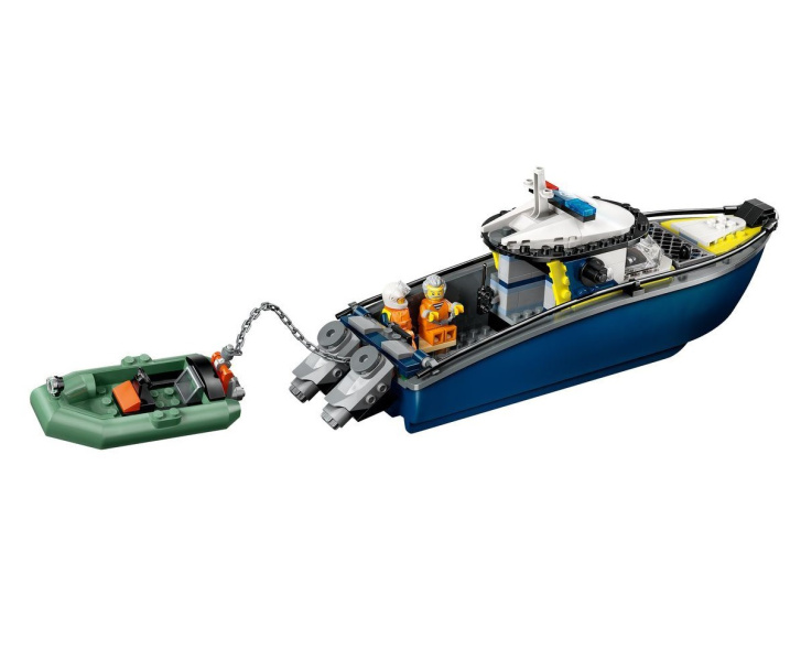 60456 Lego City – Honička v policejní lodi
