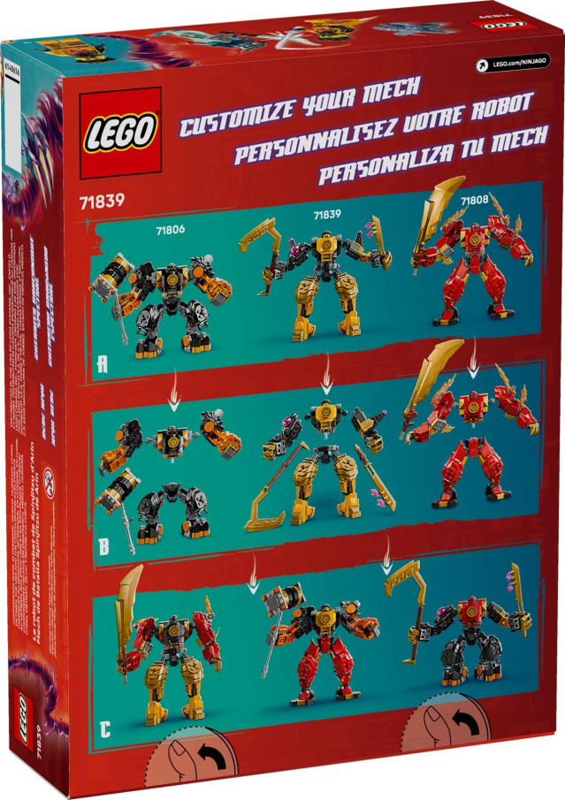 71839 Lego Ninjago – Arin a bojový robot Spinjitzu
