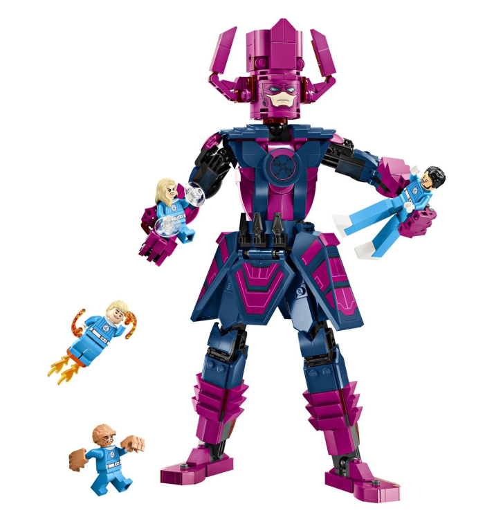 76316 Lego Marvel – Fantastická čtyřka vs. sestavitelná figurka Galactuse