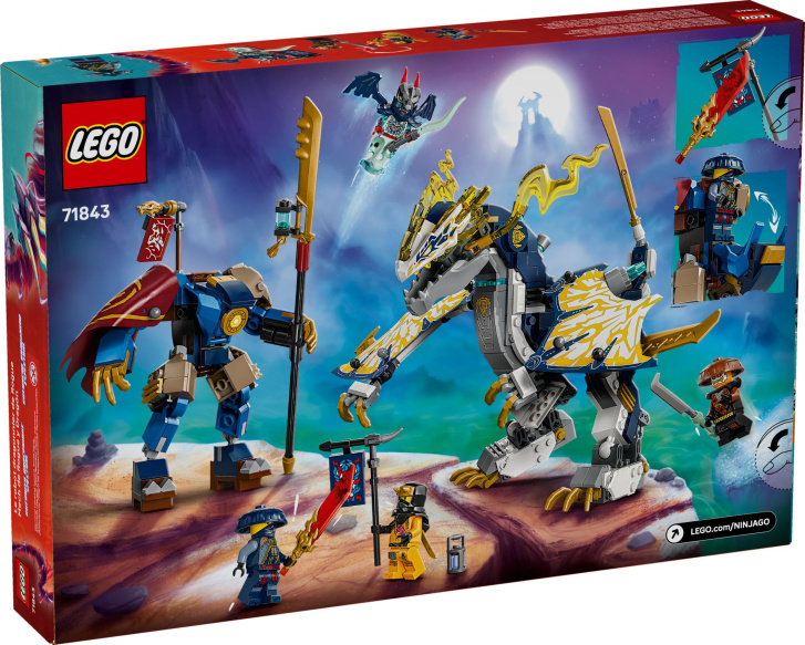 71843 Lego Ninjago – Rogue a robotický dračí jezdec
