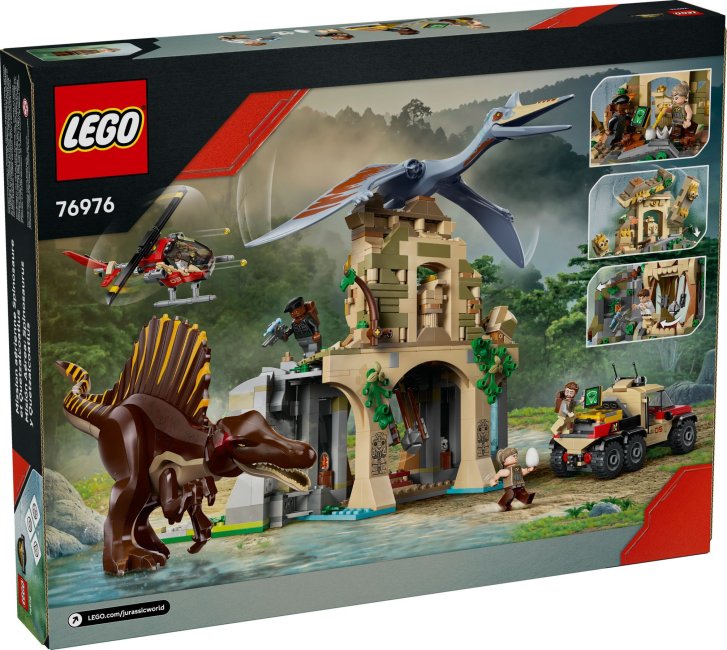 76976 Lego Jurassic World - Letecká mise spinosaurus a quetzalcoatlusa