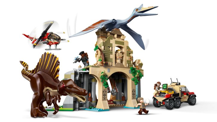 76976 Lego Jurassic World - Letecká mise spinosaurus a quetzalcoatlusa