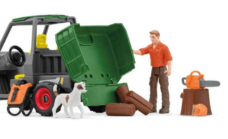 Schleich Farm World – Auto s dřevorubcem 42659