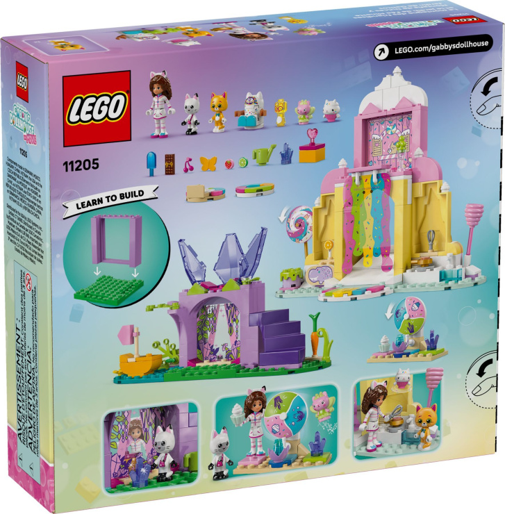 11205 Lego Gabby's Dollhouse – Cukrová hora a Kočičí zahrádka