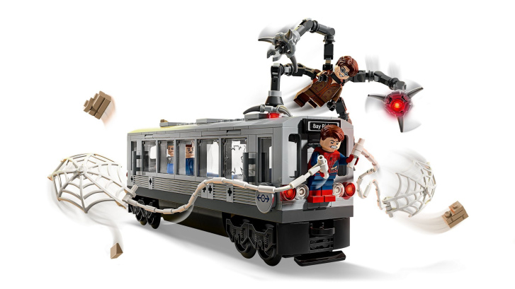 76321 Lego Marvel – Spider-Man vs. Doc Ock: Scéna v metru