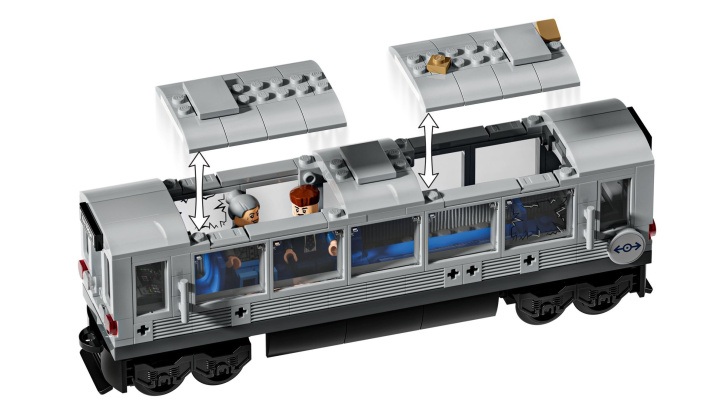 76321 Lego Marvel – Spider-Man vs. Doc Ock: Scéna v metru