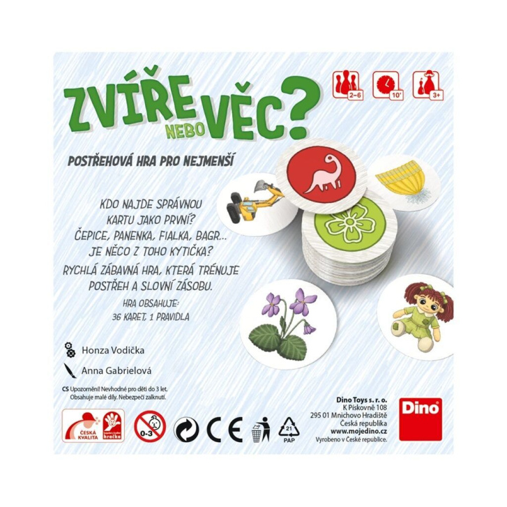 Hra – Zvíře nebo věc?