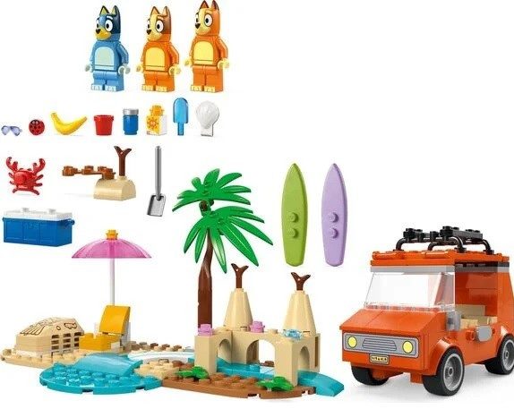 11202 Lego Bluey – Bluey a rodinný výlet autem na pláž