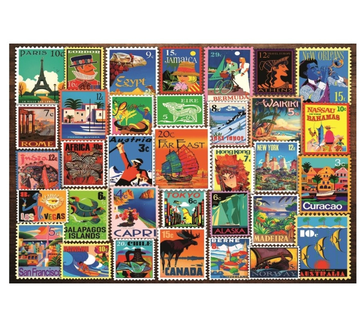 Puzzle 200 XL - Známky