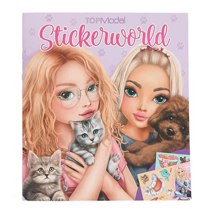 Top Model - Skicák s nálepkami