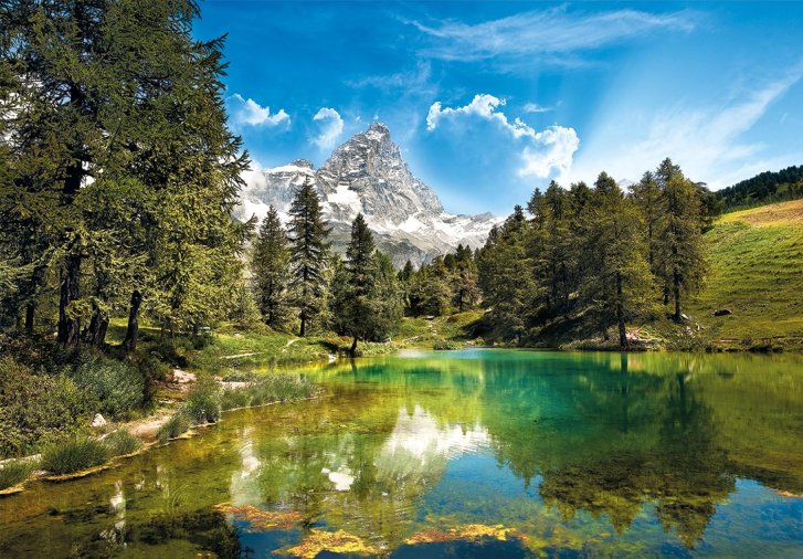 Puzzle 1500 - Modré jezero