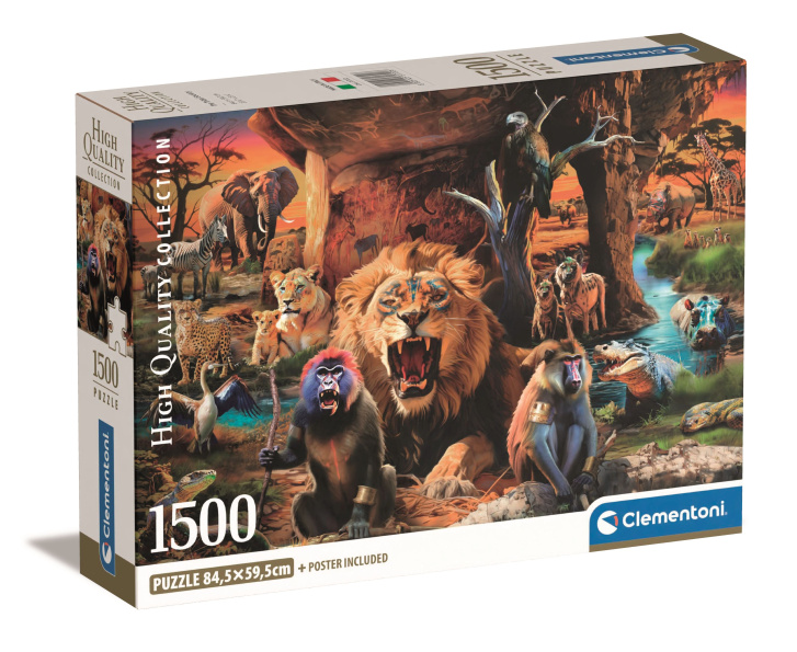Puzzle 1500 – Král zvířat