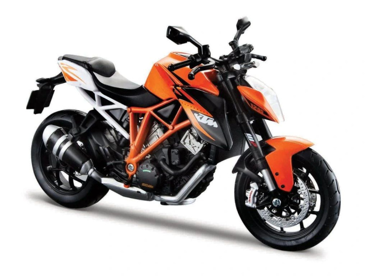 Motorka KTM 1290 Super Duke R s podstavcem