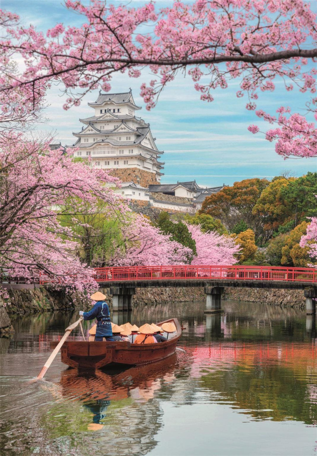 Puzzle 1000 – Hrad Himeji na jaře