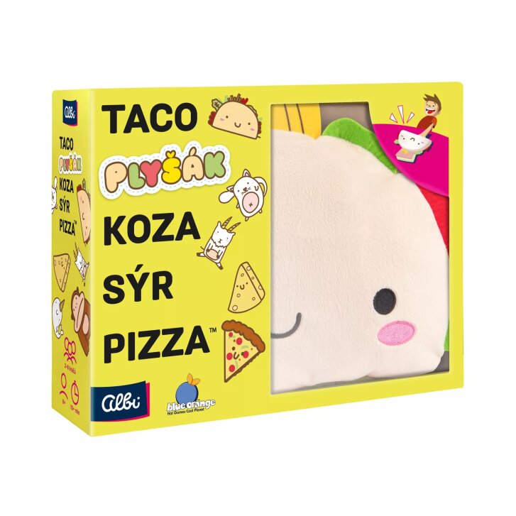 Hra – Taco, Plyšák, Koza, Sýr, Pizza