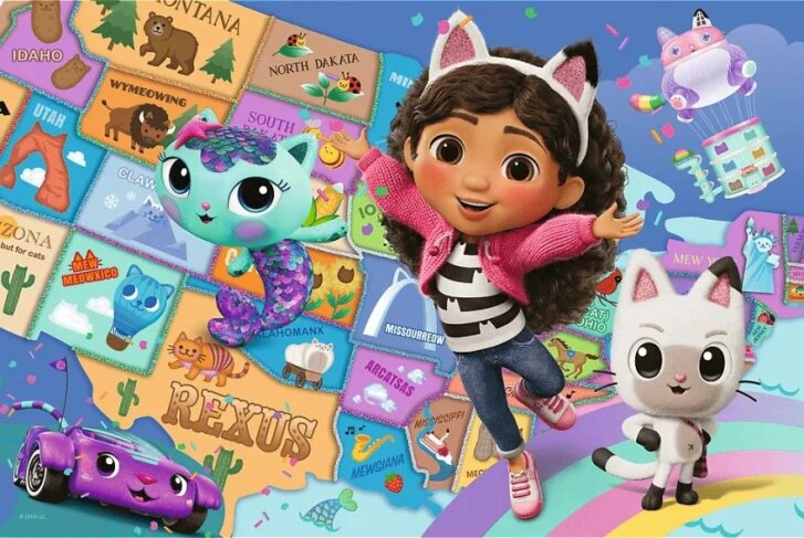 Puzzle 100 – Gabby's Dollhouse