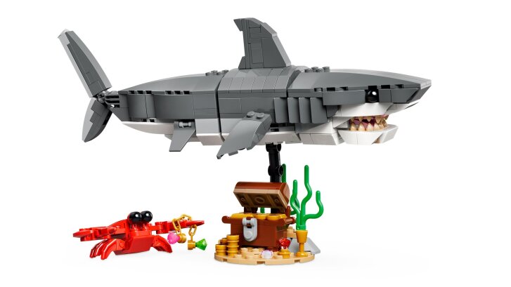 31381 Lego Creator – Divoký žralok a truhla s pokladem
