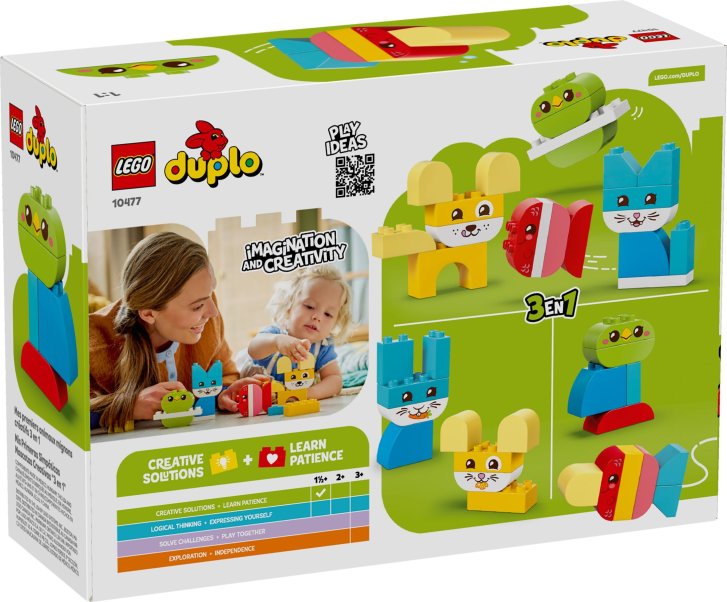 10477 Lego Duplo – Roztomilí kreativní mazlíčci 3 v 1