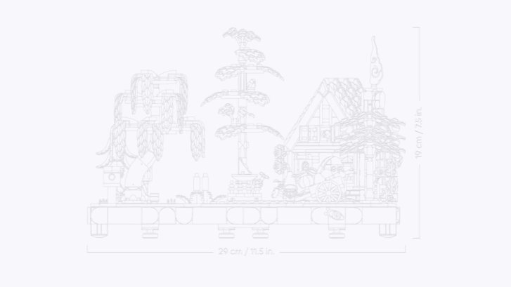 11372 Lego Icons – Chata a podzimní zahrada
