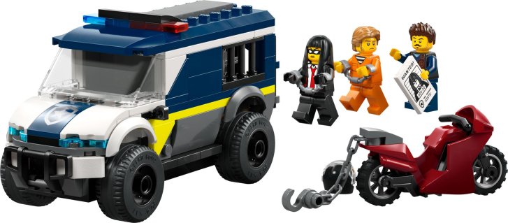 60479 Lego City – Policejní dodávka pro převoz vězňů