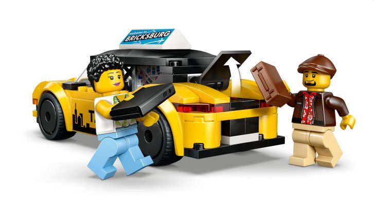 60487 Lego City – Žlutý taxík