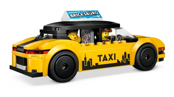 60487 Lego City – Žlutý taxík