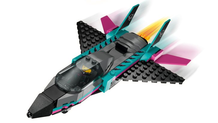 60489 Lego City – Tryskáč vs. auto