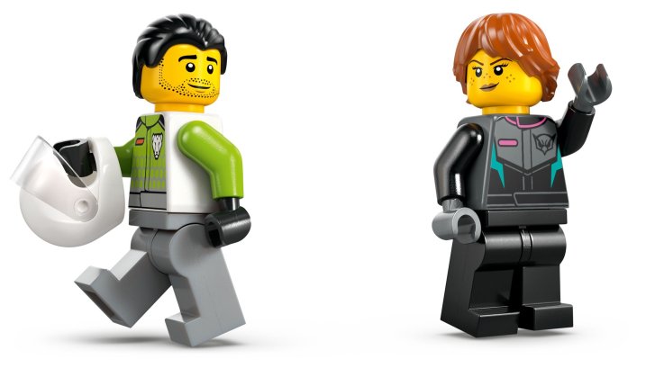 60489 Lego City – Tryskáč vs. auto