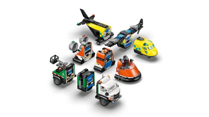 60505 Lego City – Remix: Letadlo, servisní vůz a vznášedlo