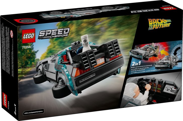 77256 Lego Speed Champions – Stroj času z filmu Návrat do budoucnosti