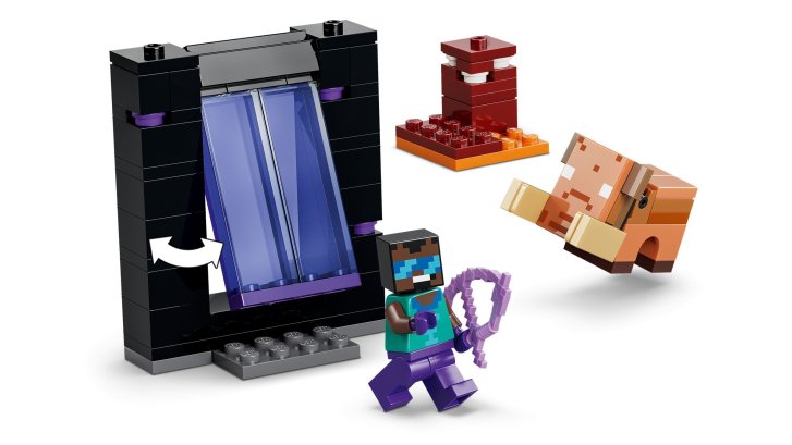 21584 Lego Minecraft – Cesta portálem do Netheru a Endu