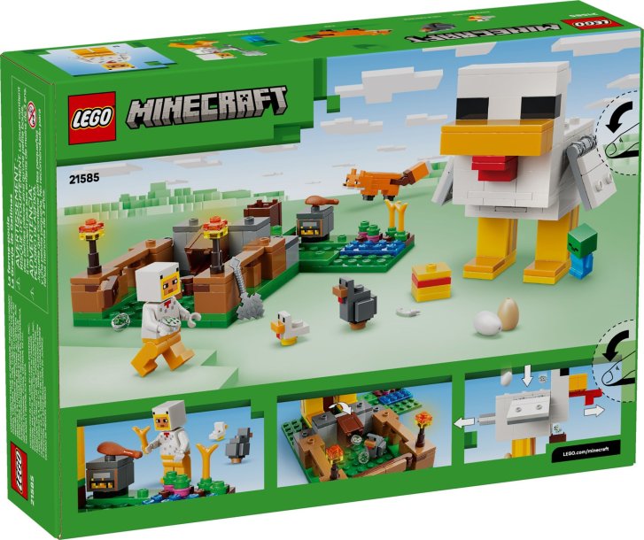 21585 Lego Minecraft – Slepičí farma