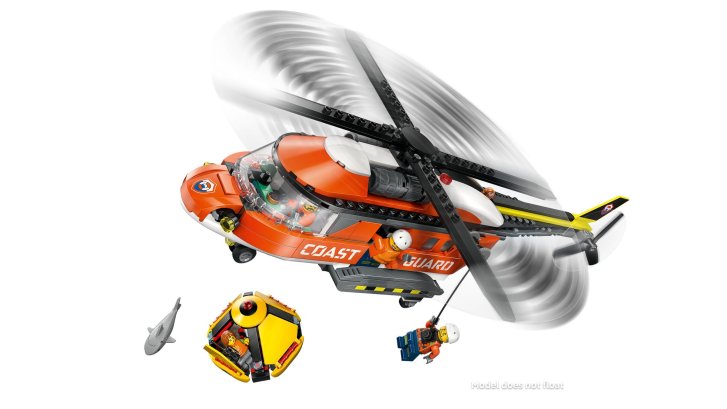 60503 Lego City – Helikoptéra pobřežní hlídky