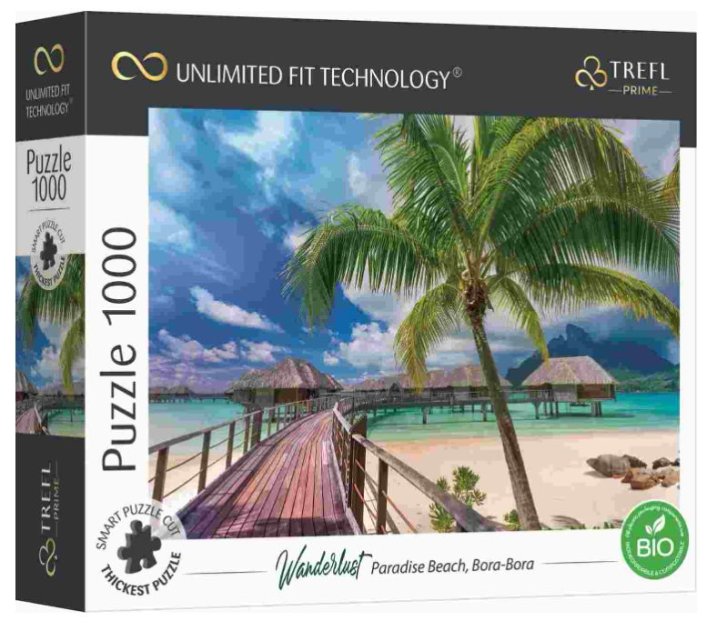 Puzzle 1000 – Rajská pláž, Bora-Bora