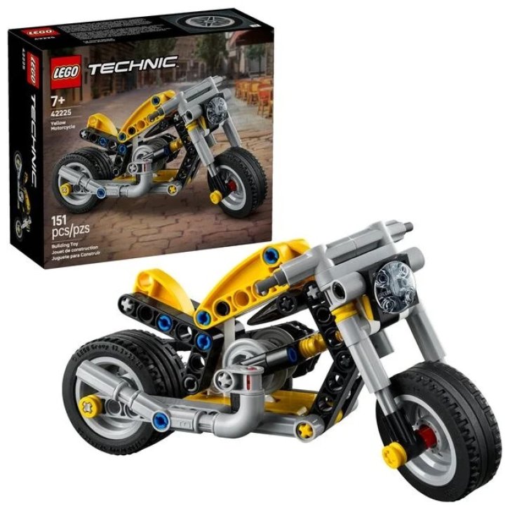 42225 Lego Technic – Žlutá motorka