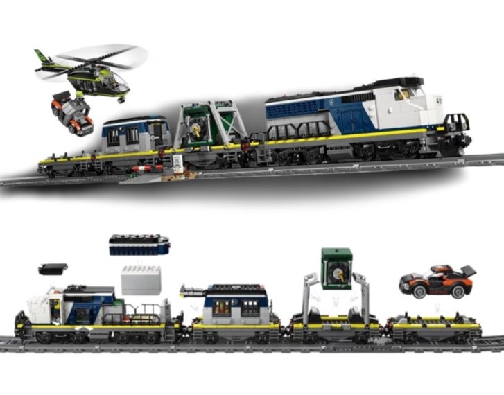 60508 Lego City – Loupež v policejním vlaku