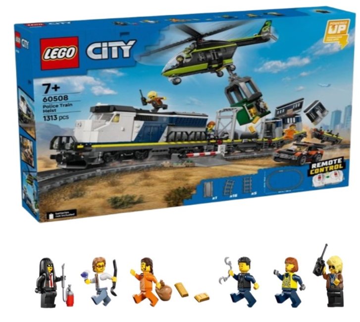 60508 Lego City – Loupež v policejním vlaku