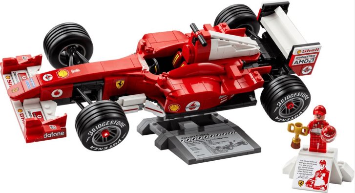 11375 Lego Icons – Ferrari F2004 a Michael Schumacher