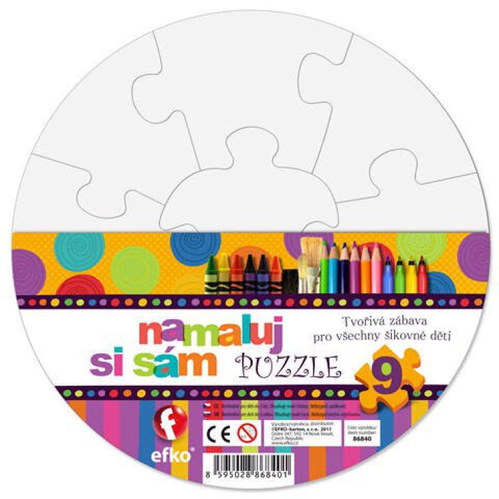 Puzzle - Namaluj si sám- Kruh