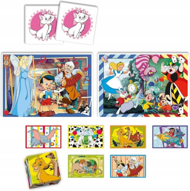 Clementoni – Disney Classics soubor her 4v1