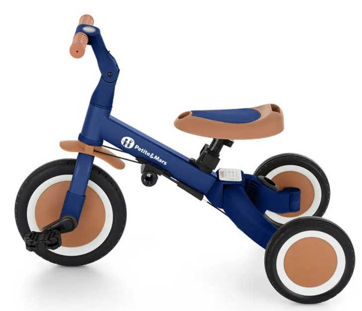Tříkolka 5v1 Turbo - Modrá