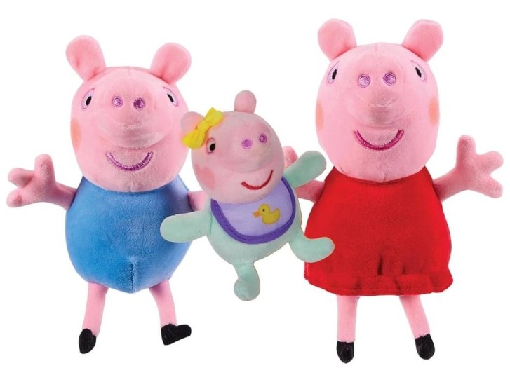 Peppa Pig – Peppa, George a Evie